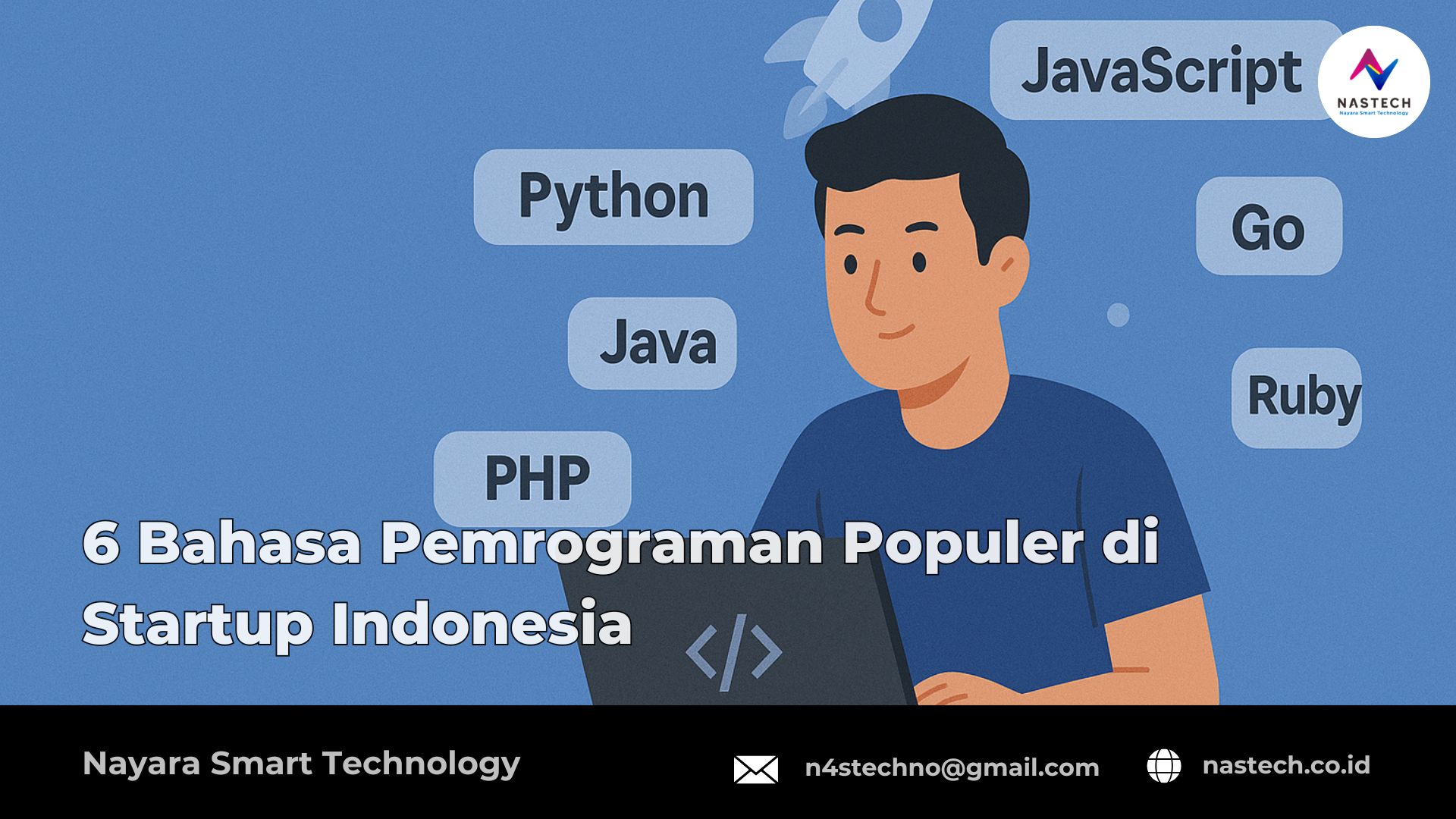 6 Bahasa Pemrograman Populer di Startup Indonesia
