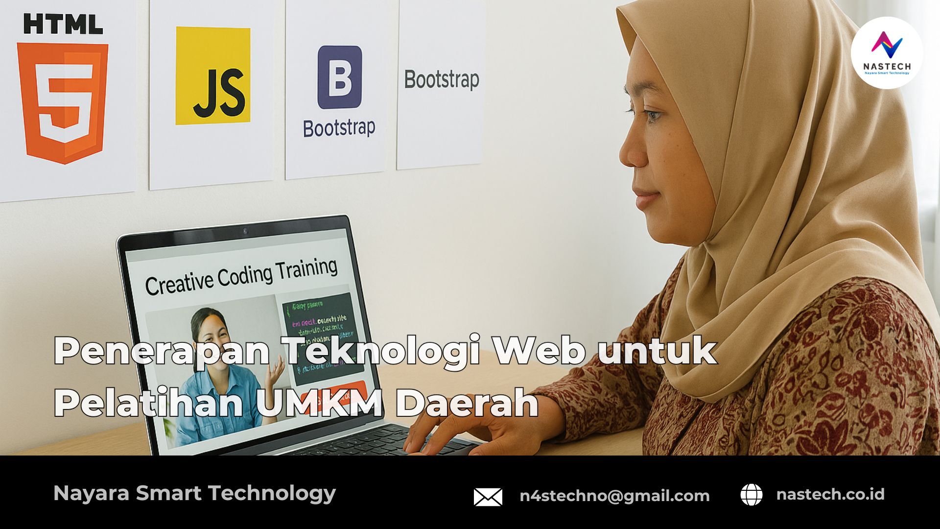 Penerapan Teknologi Web untuk Pelatihan UMKM Daerah