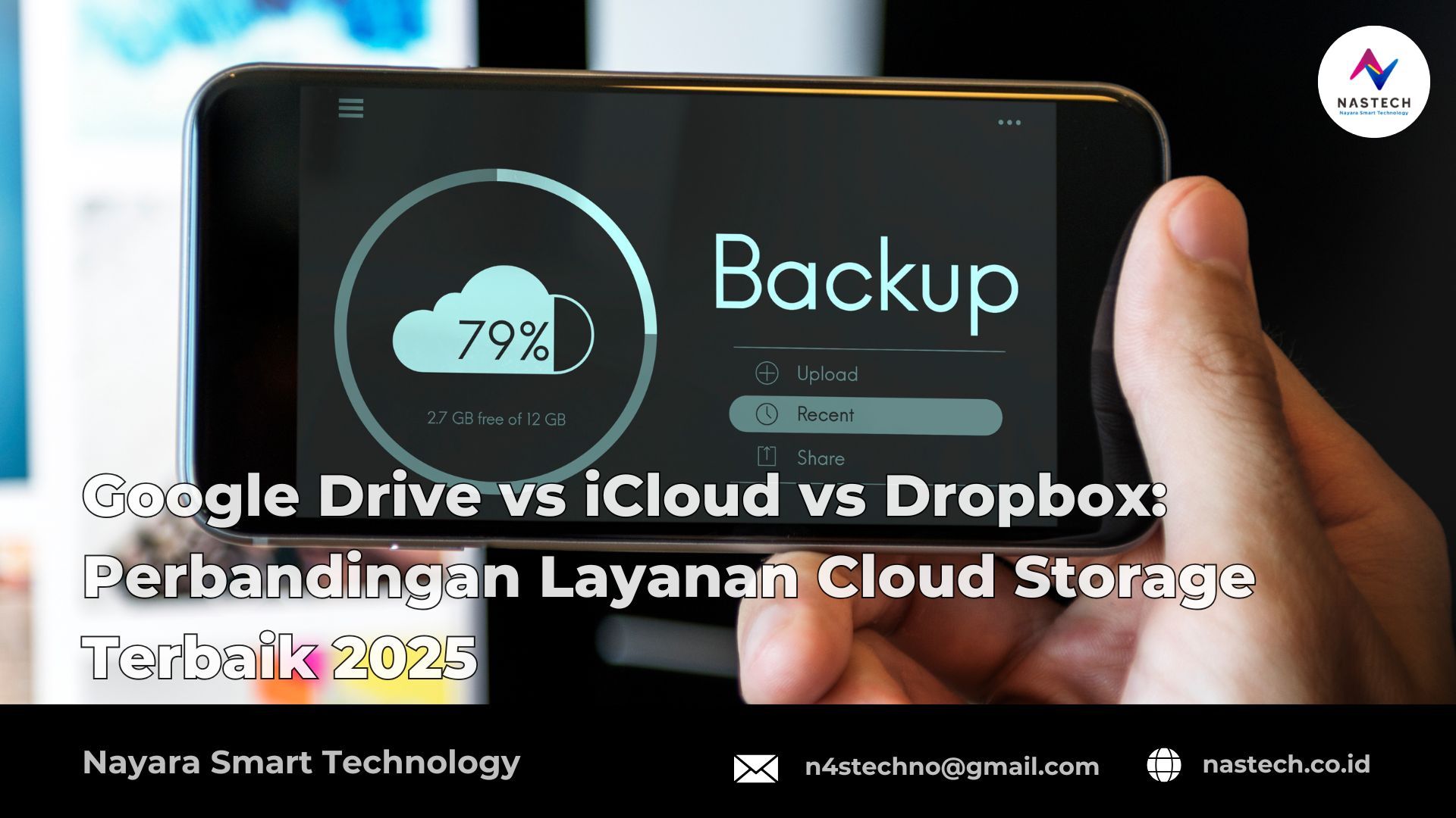 Google Drive vs iCloud vs Dropbox: Perbandingan Layanan Cloud Storage Terbaik 2025