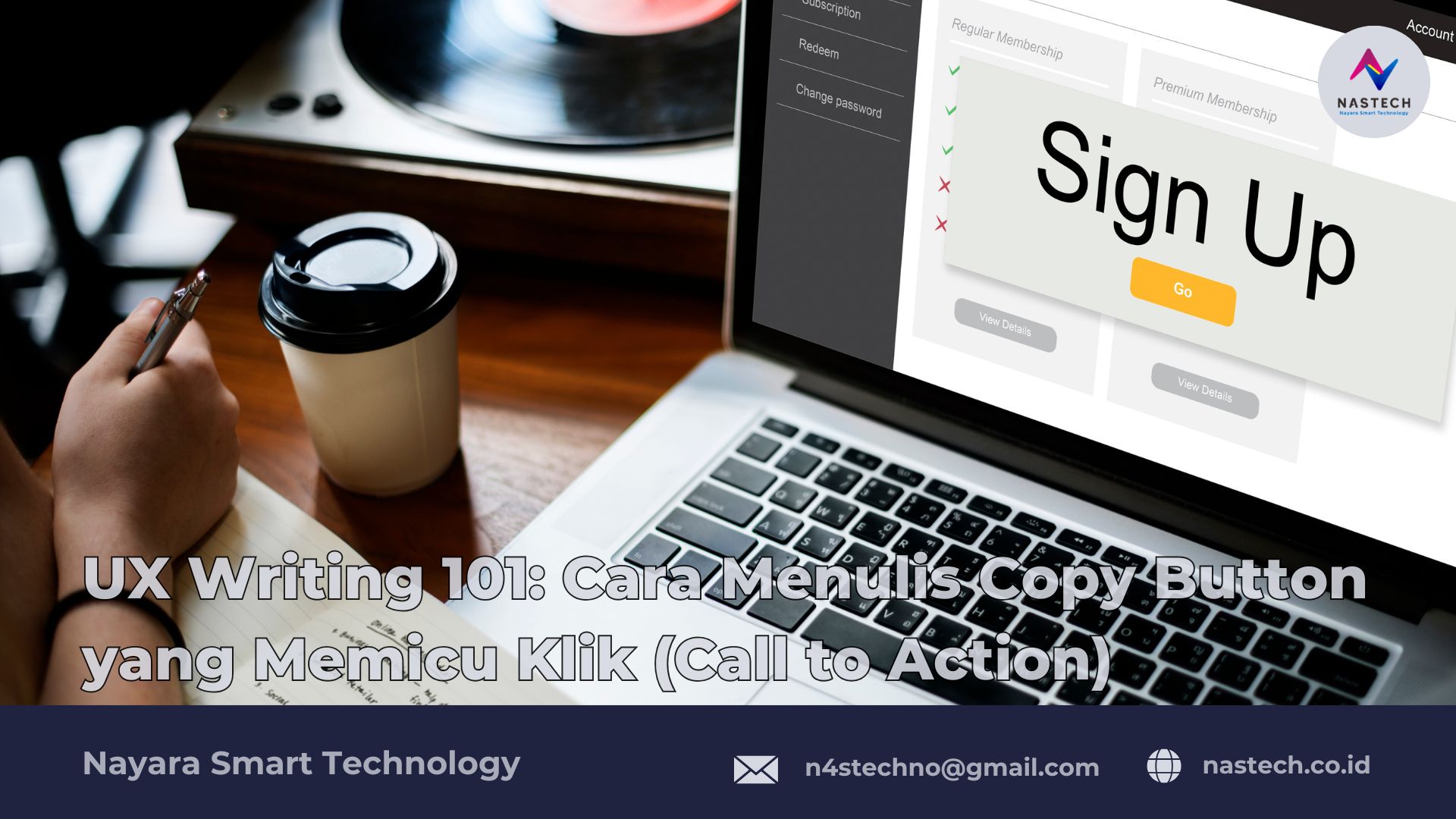 UX Writing 101: Cara Menulis Copy Button yang Memicu Klik (Call to Action)