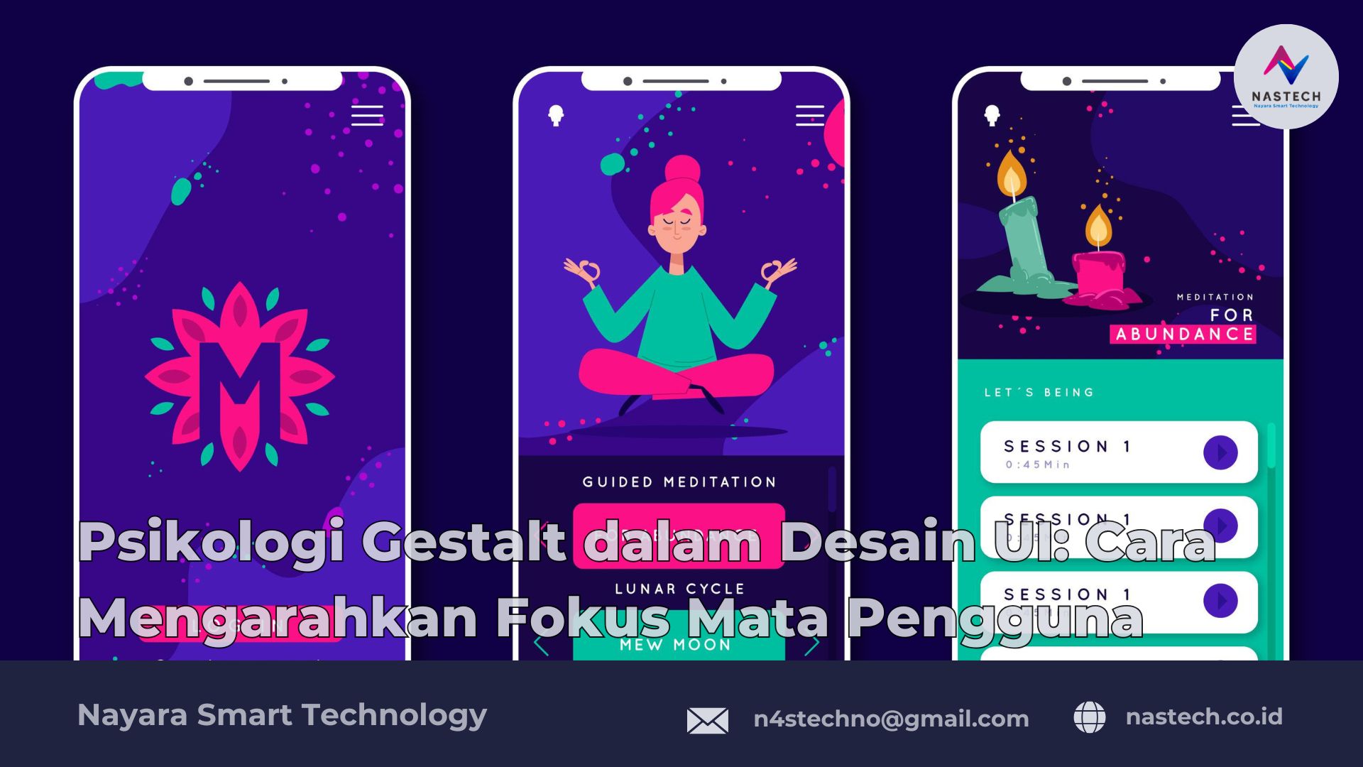 Psikologi Gestalt dalam Desain UI: Cara Mengarahkan Fokus Mata Pengguna