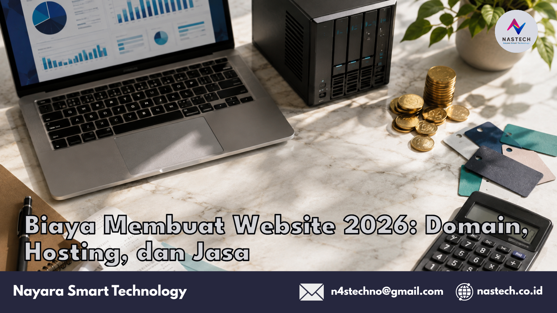 Biaya Membuat Website 2026: Domain, Hosting, dan Jasa