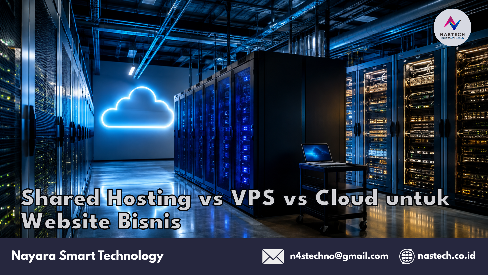 Shared Hosting vs VPS vs Cloud untuk Website Bisnis